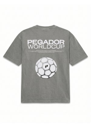 Pegador, FOBELLO OVERSIZED TEE - T-shirt imprimé - vintage grey