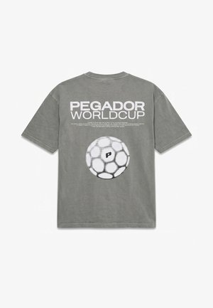 Pegador, FOBELLO OVERSIZED TEE - Printtipaita - vintage grey