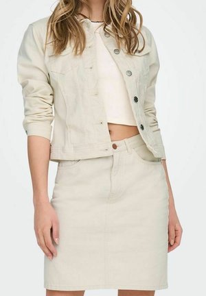 Spijkerjas - beige