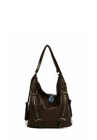 SHOULDER - Käekott - brown