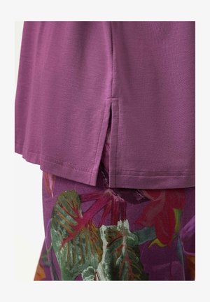 mey, MEY LANGARM-SHIRT SERIE PURE CHIC UNI - Nachtwäsche Shirt - crushed berry