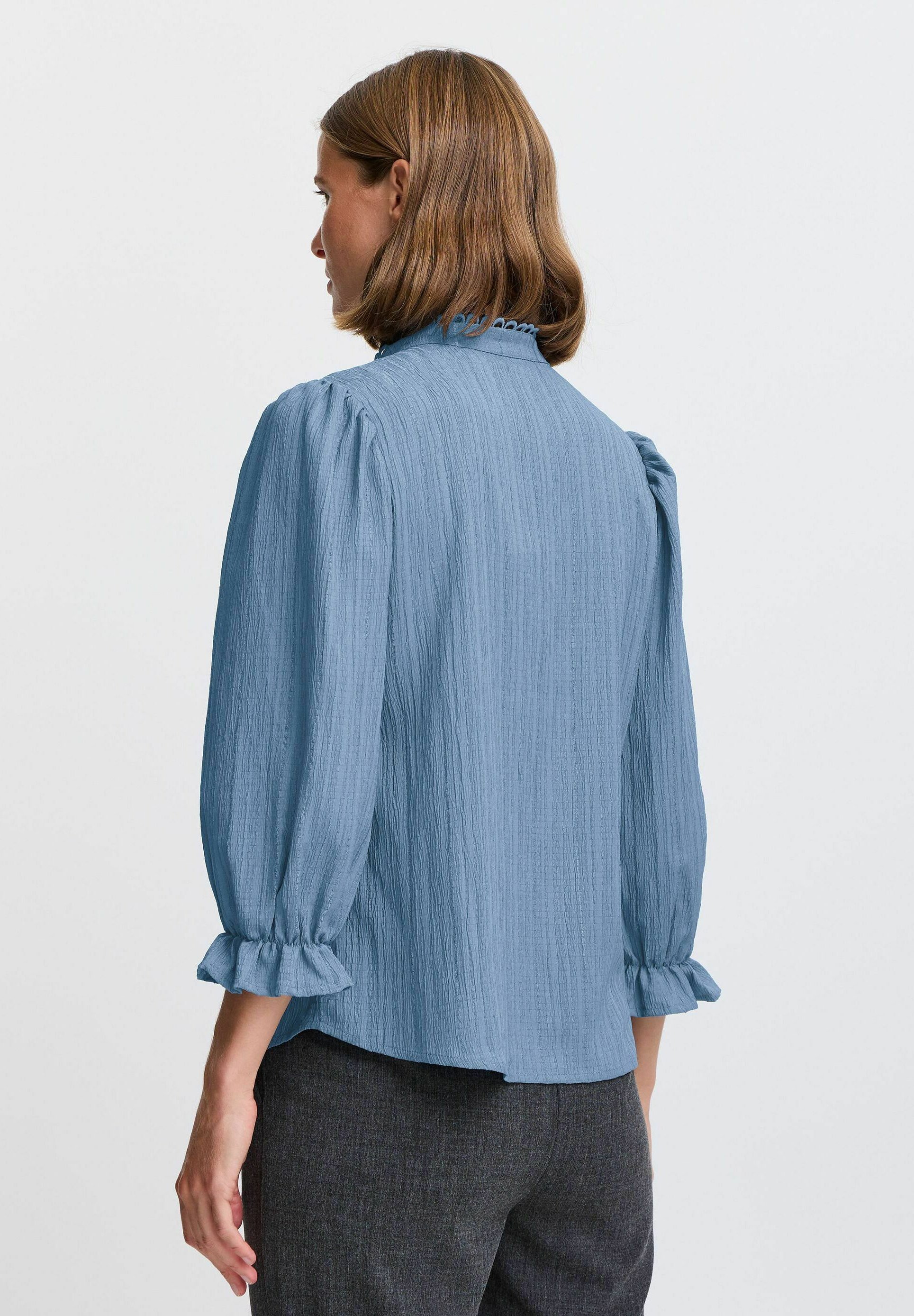 売れ筋商品|||ビーヤング シャツ レディース トップス BYJULIANA SS - Blouse - moonlight blue b.young by Zalando BYJULIANA SS - Blouse - moonlight blue