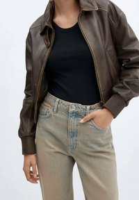 Mango Těhotenské džíny - blue denim