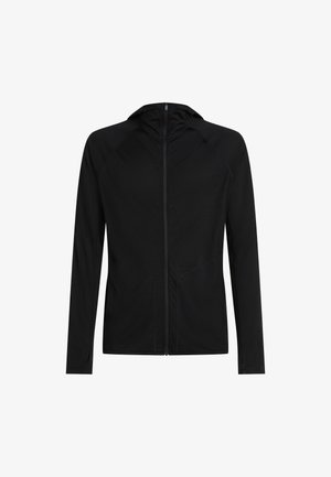 icebreaker, M 150 ACE LS ZIP - Vetoketjullinen college - black