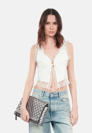 SLEEVELESS - Bluse - ecru