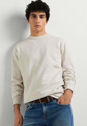 Pepe Jeans, PEPE JEANS CARDIGAN JASPER MELANGE CREW - Sweatshirt - ivory white
