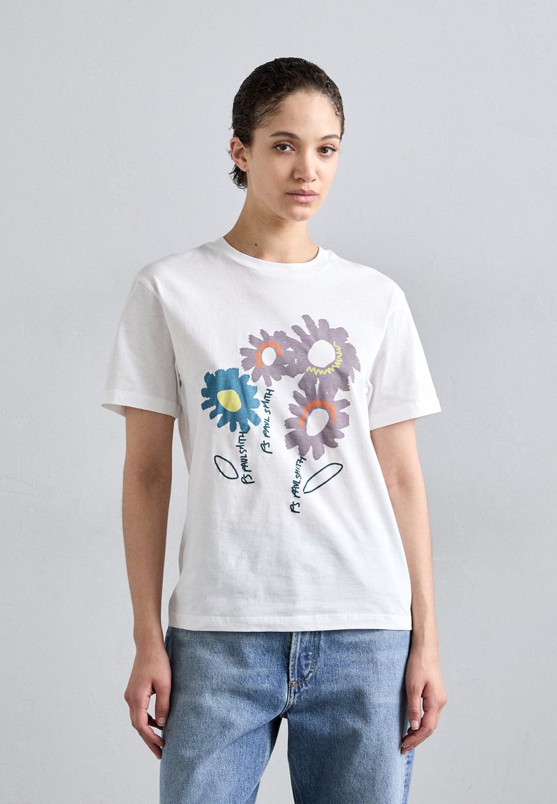 PS Paul Smith - LOGO  - T-shirt imprimé - white, Agrandir