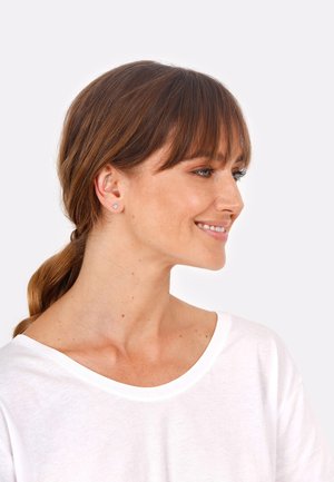 2 PACK BASIC DESIGN - Earrings - silver-coloured