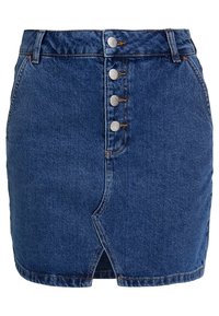 Even&Odd Áčková sukně - light-blue denim