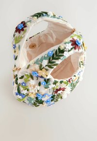 Next EMBROIDERED HAND BAG  . - Käsilaukku - white floral