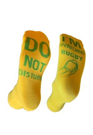 2 PACK DO NOT DISTURB, I'M WATCHING RUGBY   - Strømper - mixed