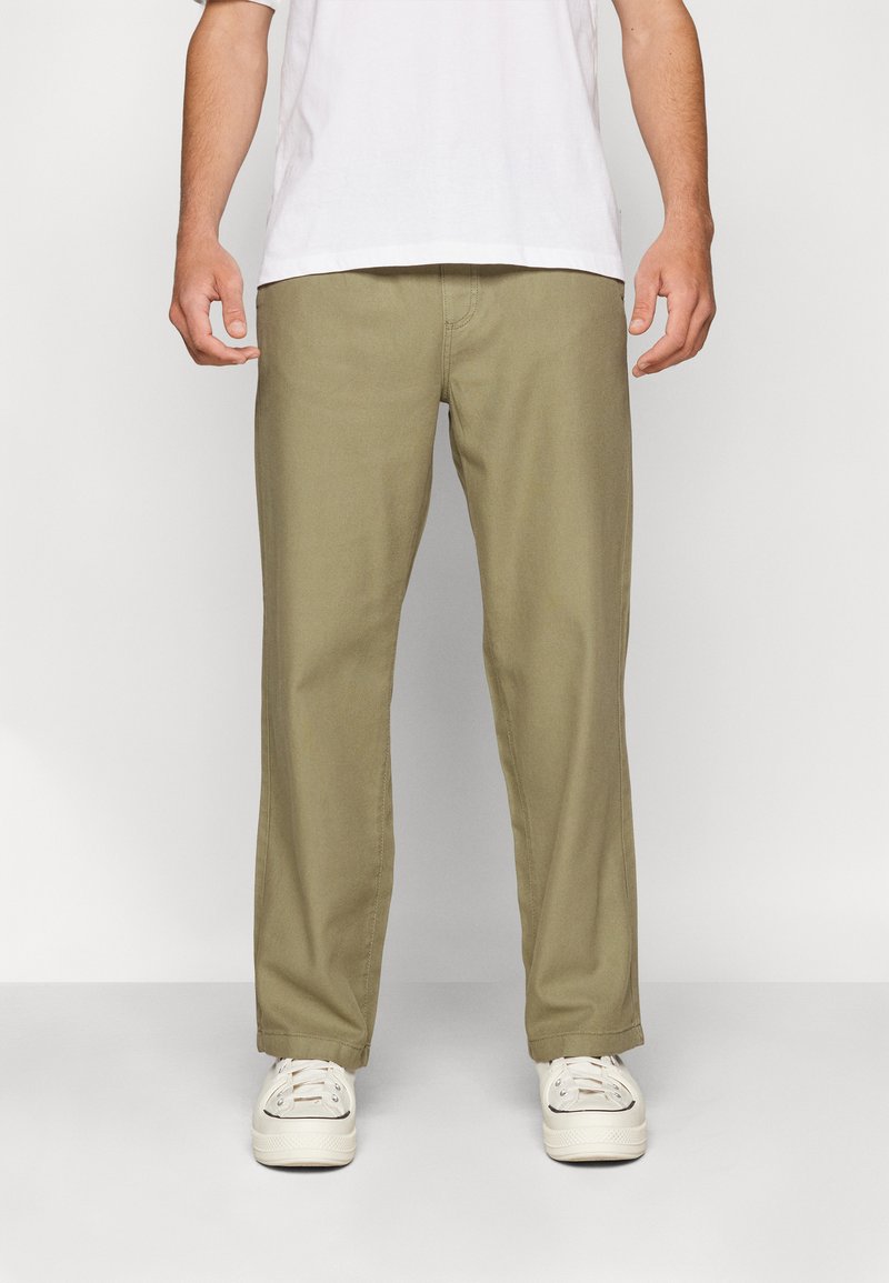 Selected Homme SLHLOOSE-CASPER PANT - Hlače - vetiver