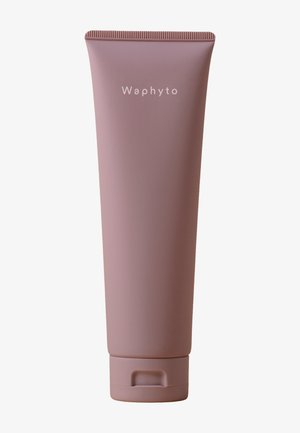 Mat mauve tryktube med flip-top låg, mærket Waphyto, stående opret på en ensfarvet hvid baggrund.