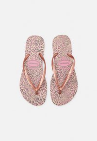 Havaianas SLIM ANIMALS MINI-ME - Teenslippers - crocus rose/golden blush