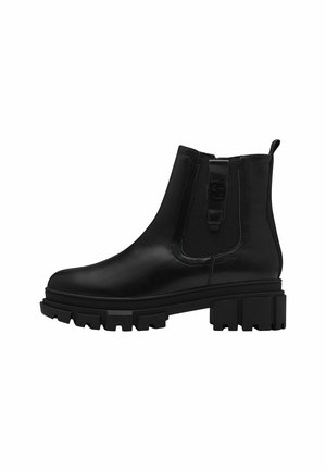 Platform ankle boots - black