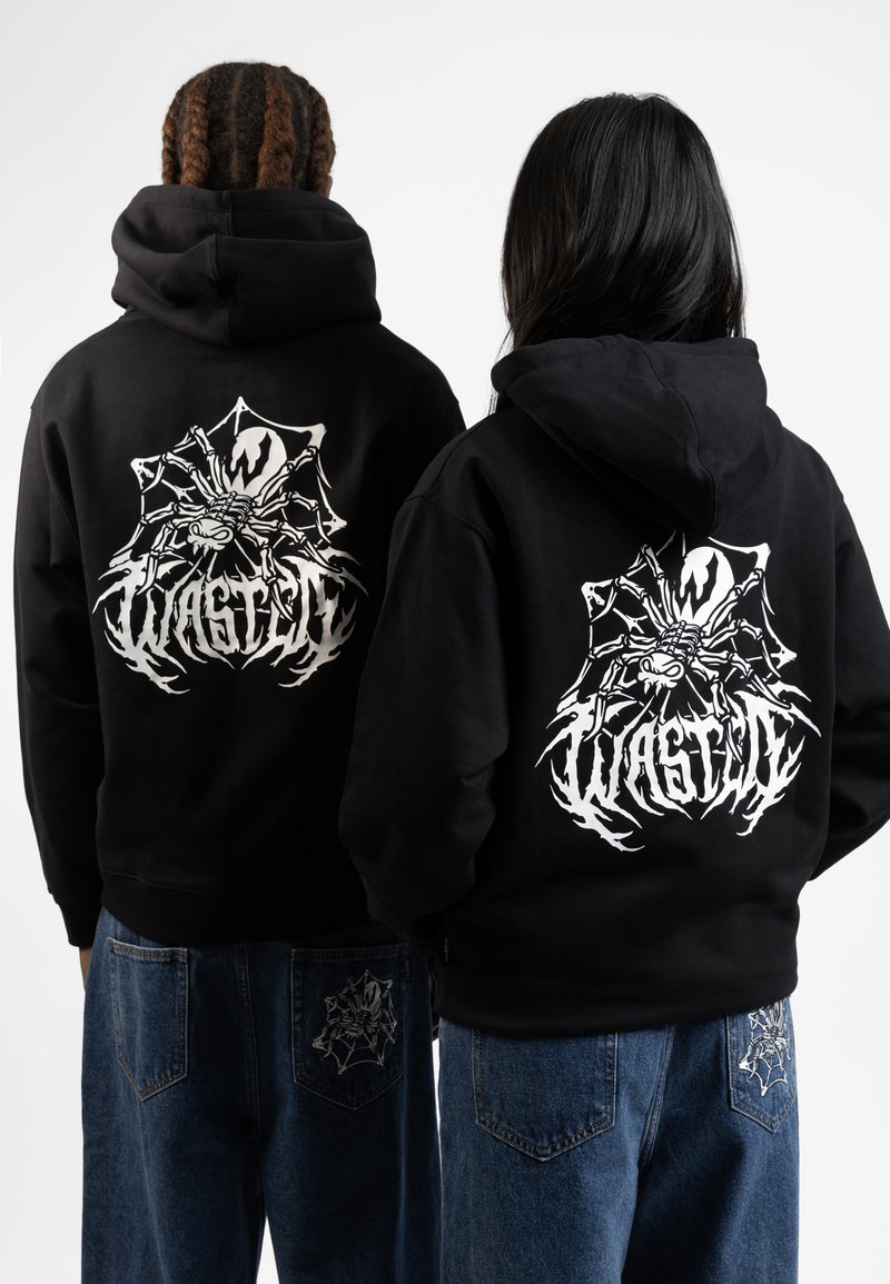 Wasted Paris - UNISEX PREY HOODIE ZIP - Užtrauktuku užsegamas treningas - black, Padidinti