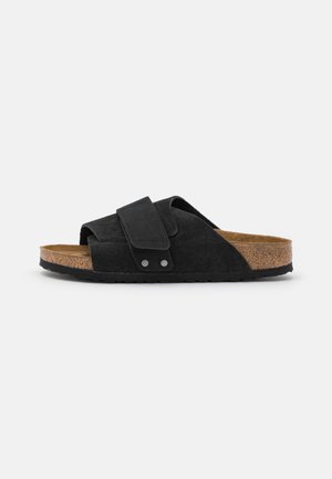Birkenstock, KYOTO VL SOFT SUEDE & NUBUCK NARROW - Sandalias - black