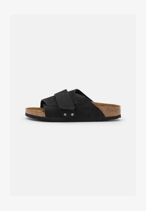 Birkenstock, KYOTO VL SOFT SUEDE & NUBUCK NARROW - Sandalias - black