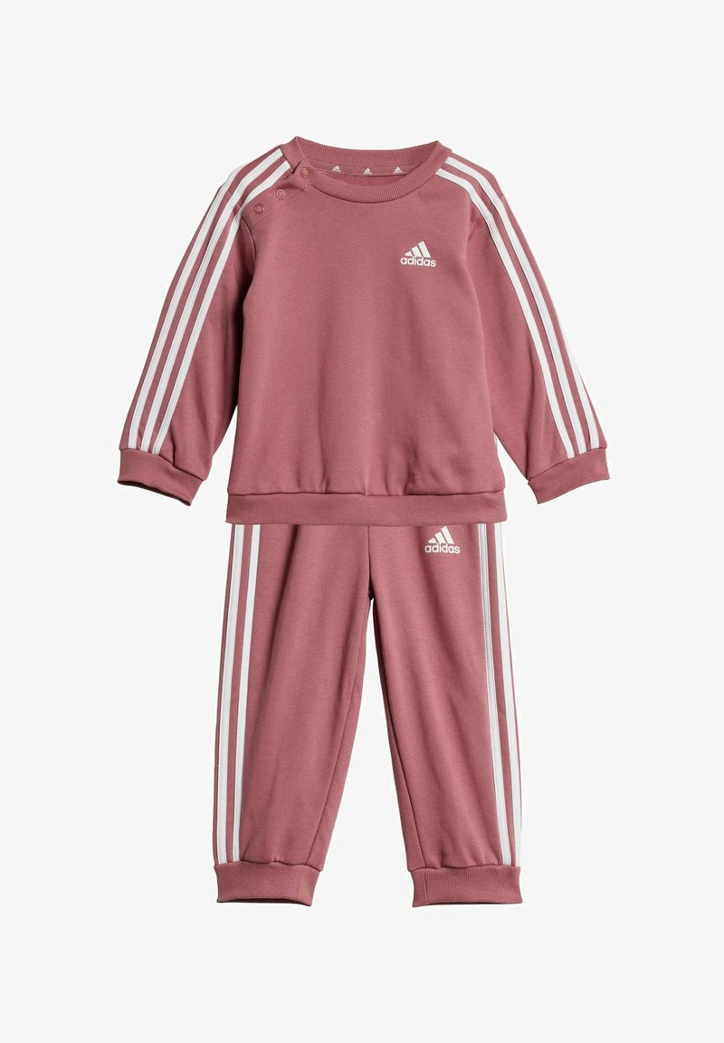 adidas Performance JOG SET - Chándal - preloved crimson white