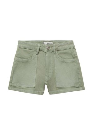 Mango Kids UTILITYV - Denim shorts - pastelgroen