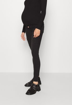 ONLY MATERNITY OLMDAISY - Jeans Skinny Fit - black denim