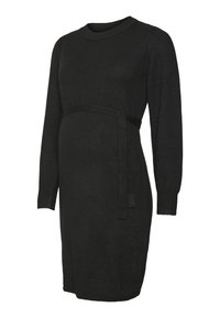 MLNEWANNE DRESS  - Stickad klänning - black