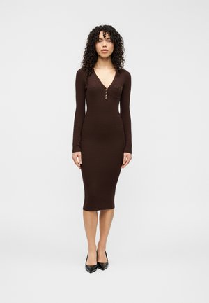 WOMAN DRESS - Neulemekko - cacao