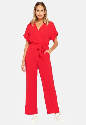 Jumpsuit - red lollipop