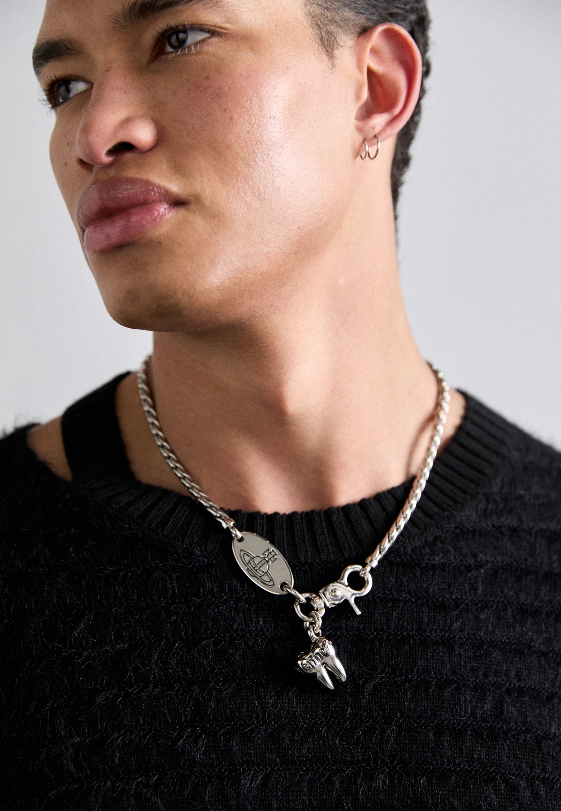 Vivienne Westwood LINWOOD NECKLACE UNISEX - Necklace - silver