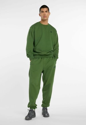 ATHLETICS FRENCH TERRY CREW - Felpa - dark alpine green