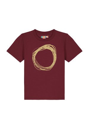 KREIS - T-shirt imprimé - burgundy
