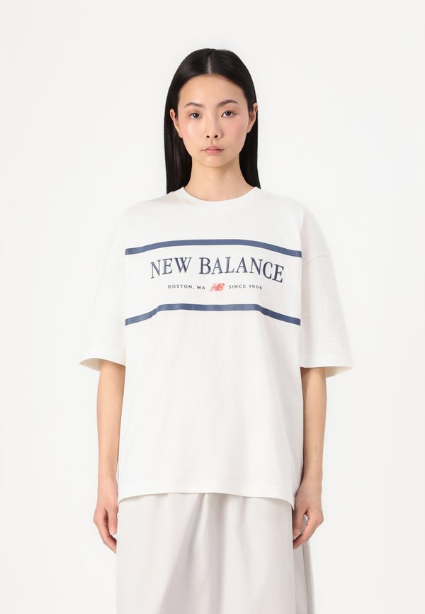 ATHLETICS NAUTICAL - Print T-shirt - sea salt