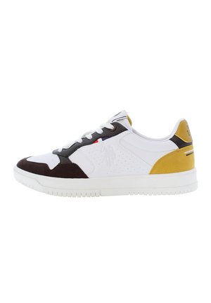 Sneakers - bianco marrone scuro