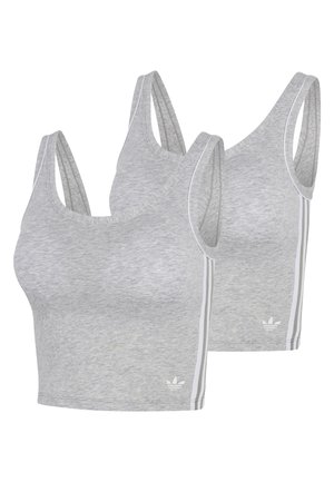 ADICOLOR COMFORT FLEX 2-PACK - Hemd - heather grey