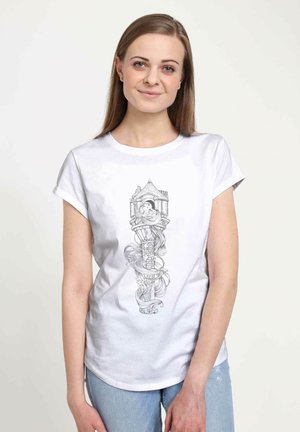 Henry Tiger TANGLED HAIRFORDAYS - T-shirt z nadrukiem