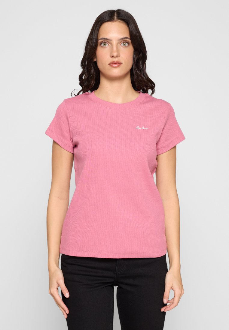 Pepe Jeans T-shirt basic donkerroze