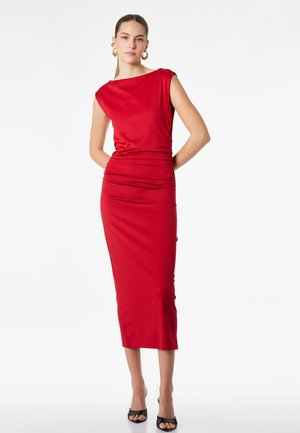 Koton, MIDI DRESS . - Etuikleid - red