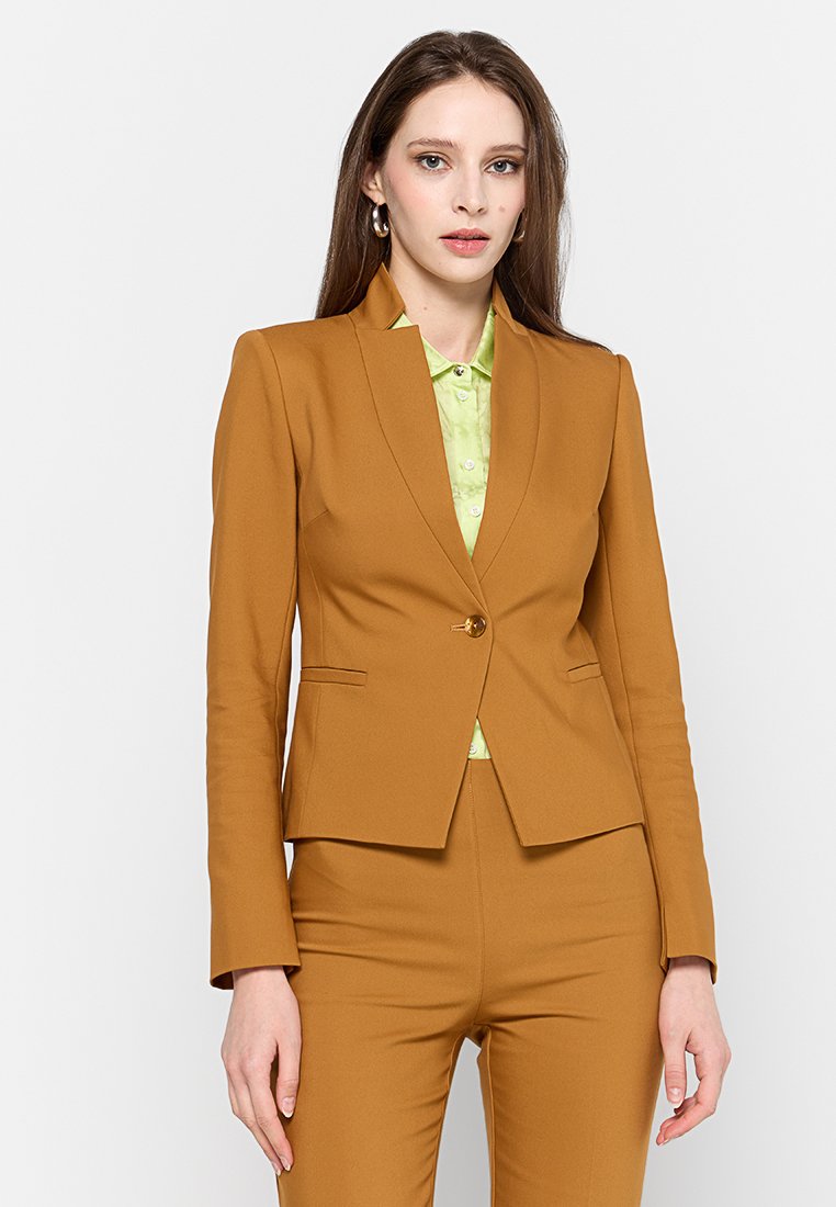 PATRIZIA PEPE Blazer okergeel PATRIZIA PEPE Blazer okergeel