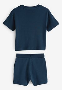 Next SHORT SLEEVE BLOCK SET - Šortky - blue