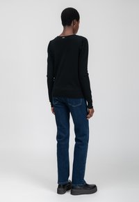 INFLUENCER PUFFED SLEEVES - Strickpullover - black