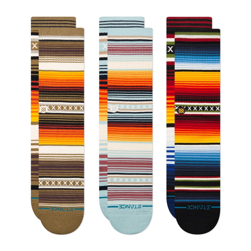 Stance CURREN UNISEX 3 PACK - Ponožky - multi