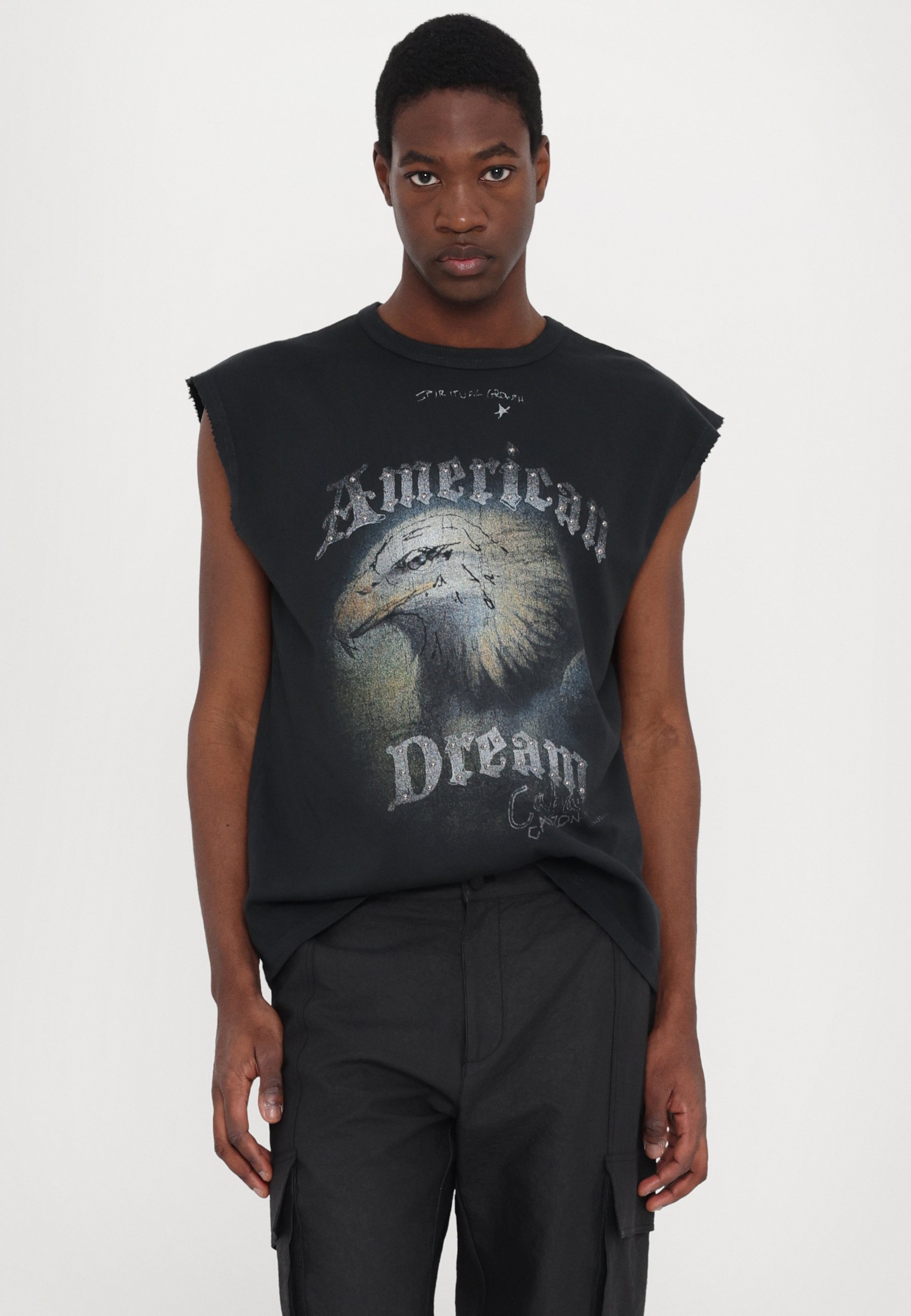 トップス MISBHV/damaged sleeveless Tee shirt MISBHV/damaged sleeveless Tee shirt （Guts Oversized T shirt