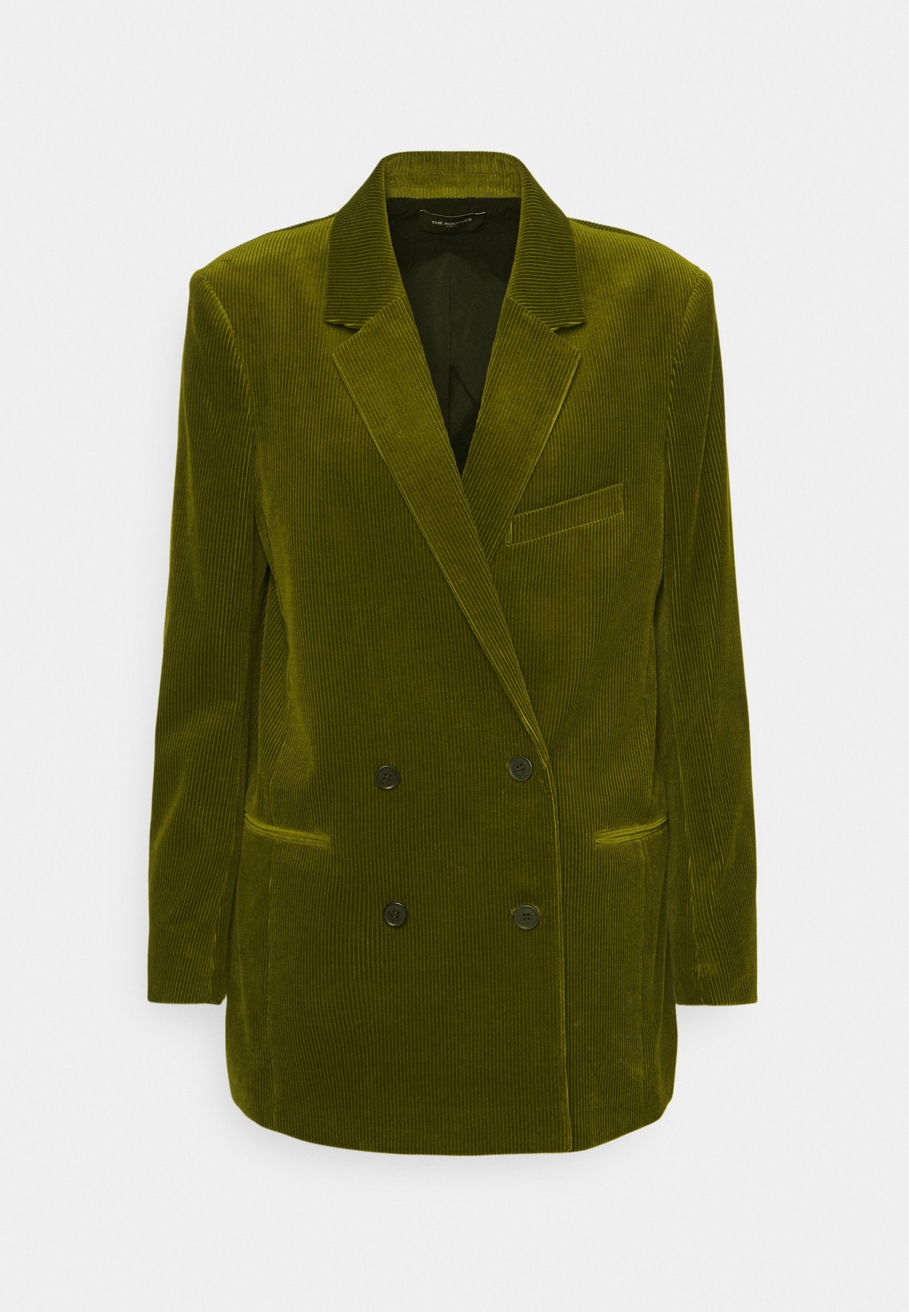 green blazer jacket