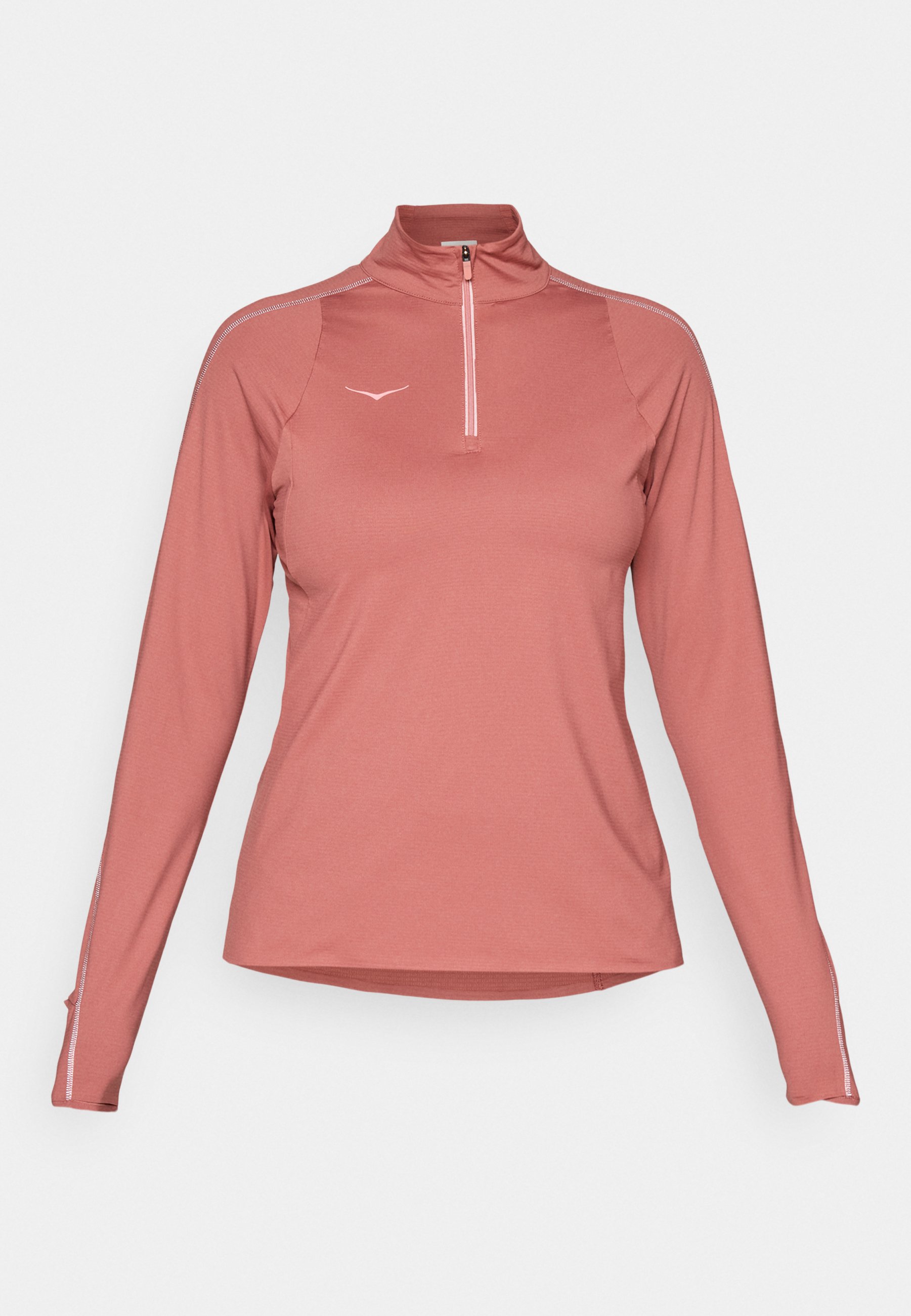 HOKA GLIDETECH QUARTER ZIP - Top s dlouhým rukávem - rouge