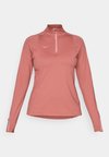 GLIDETECH QUARTER ZIP - Long sleeved top - rouge