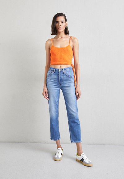 RE/DONE STOVE PIPE - Straight leg jeans - synth fade