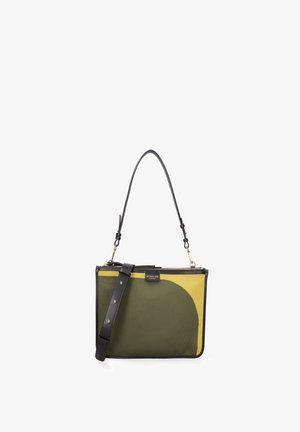 My Best Bag, ATENA - SHOULDER BAG - Käsilaukku - green/metallic gold solid