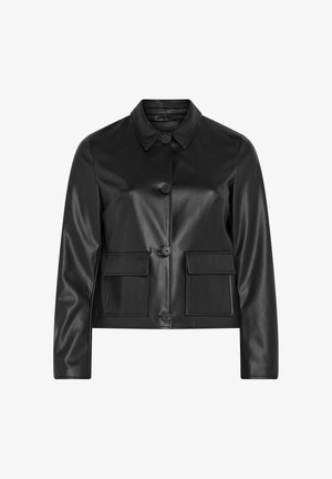 Yours Clothing, PLUS SIZE JACKETS - Giacca in similpelle - black