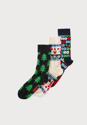 Happy Socks, TREE FOLKLORE UNISEX 3 PACK - Чорапи - multi-coloured