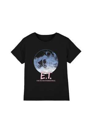 Universal Studios E.T MOON & BIKE S - Print T-shirt - black